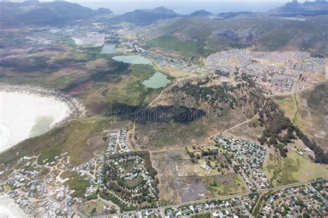 Cape Town View From Helicopter South Africa Stock Image Image Of