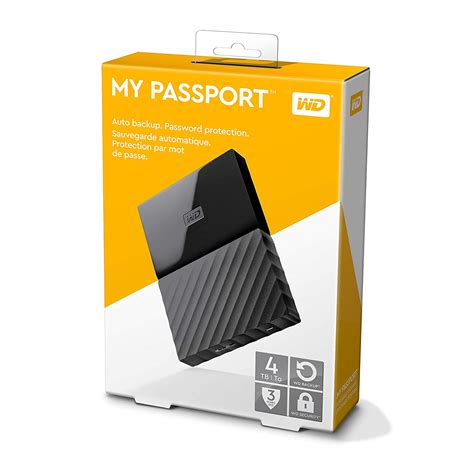 Wd My Passport 4tb Portable External Hard Drive Usb 30