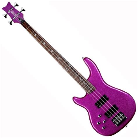 Daisy Rock Rock Candy Left Handed Bass Guitar Atomic Pink