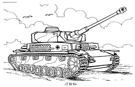 Tank Coloring Pages Print Sketch Coloring Page