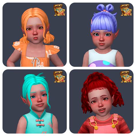 Kissalopa Casterus Toddler Hair Conversions Pt2 In