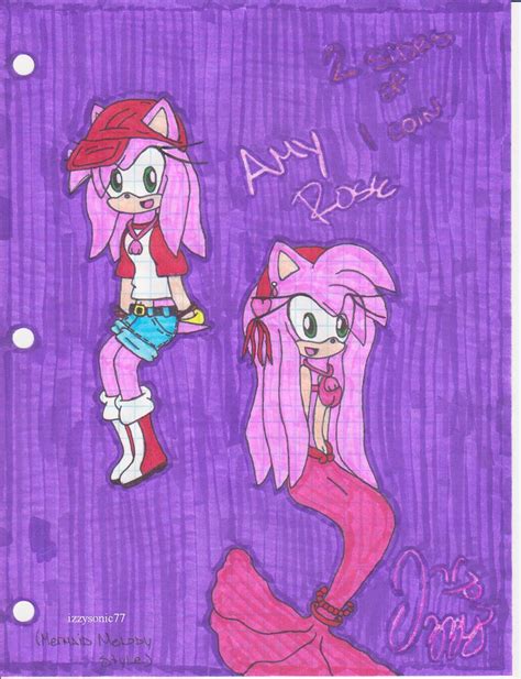 Amy Mermaid 02 By Izsonic77 On Deviantart