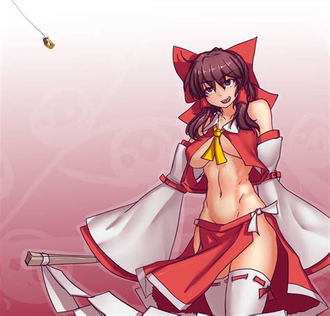 Hakurei Reimu Touhou Drawn By Haterhatater Danbooru