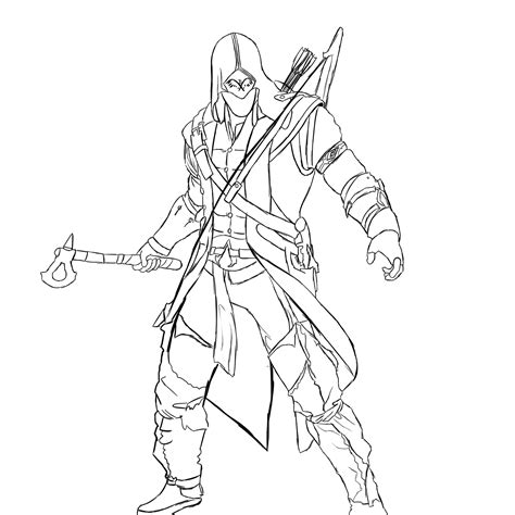 Drawings Assassin S Creed Video Games Printable Coloring Pages