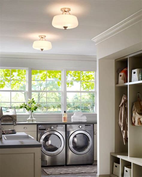 15 Outstanding Lighting Ideas For A Modern Laundry Room