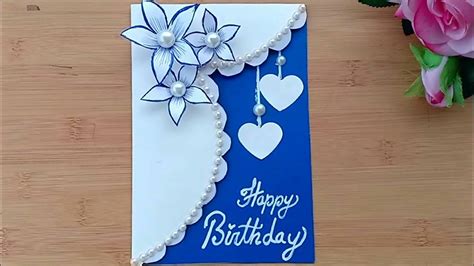 Beautiful Handmade Birthday Cardbirthday Card Idea In 2020 Happy