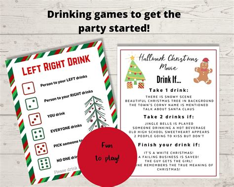 Adult Christmas Party Games Bundle Printable Party Pack Of Etsy