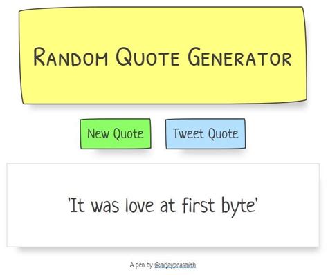 How I Built My Random Quote Generator By Jay Smith Codeburst