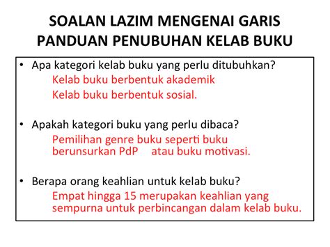 It's high quality and easy to use. e-PLC PPD Kuala Terengganu: BOOK CLUB