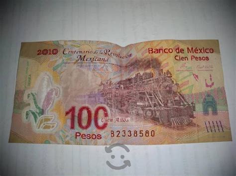 Billete 100 Pesos Centenario De La Revolucion Posot Class