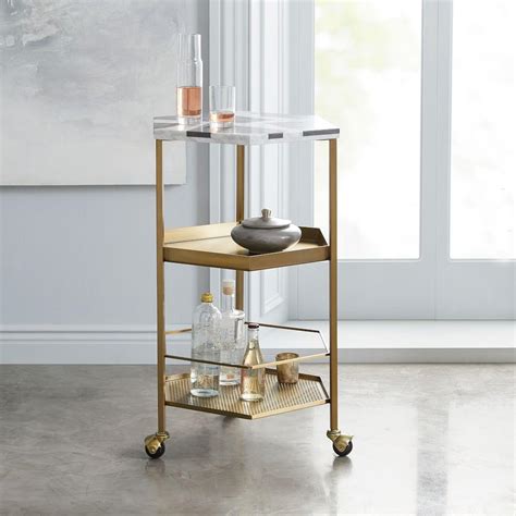It seems like these days, everyone instagram, pinterest, everywhere you look, bar carts big and bar carts small. Roar + Rabbit™ Bar Cart | west elm Australia