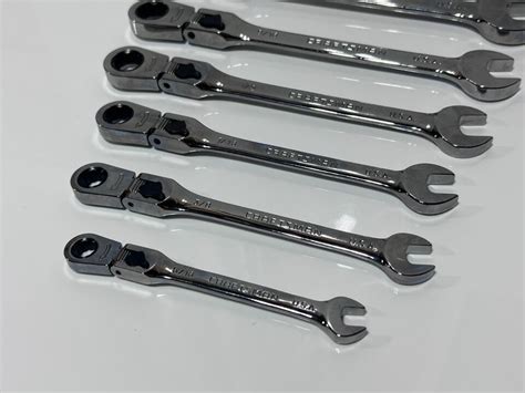 Craftsman Usa Rare 42400 Gk 7pc Sae Locking Flex Ratcheting Wrench Set