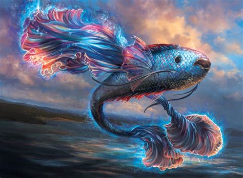 Mystic Skyfish Mythical Water Creatures Ocean Creatures Fantasy