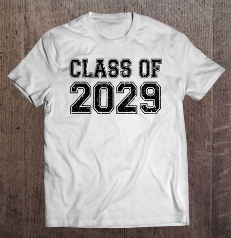 Class Of 2029 Grow With Me Graduation Vintage
