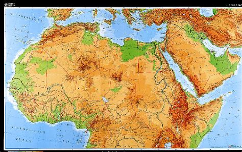 Free Printable Maps Physical Map Of North Africa Print For Free