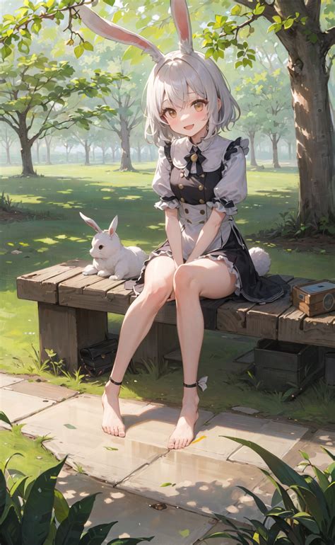 Bunny Girl Looking At Viewer Anime Anime Girls Rabbits Animals