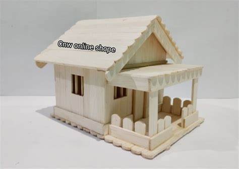 Kerajinan Miniatur Rumah Adat Betawi Dari Stik Es Krim Lazada Indonesia