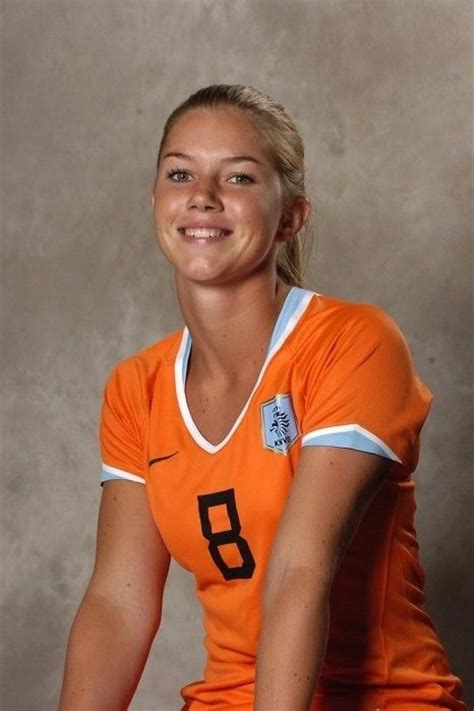 Anouk Hoogendijk Dutch Footballer Womens Soccer Female Football