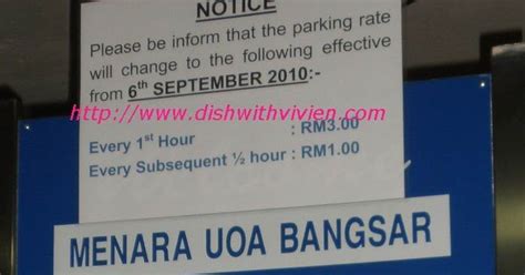 The area measuring about 60 acres located across federal highway from pantai in what is known as kampung kerinchi. Parking Rate in Kuala Lumpur: Menara UOA Bangsar Parking Rate