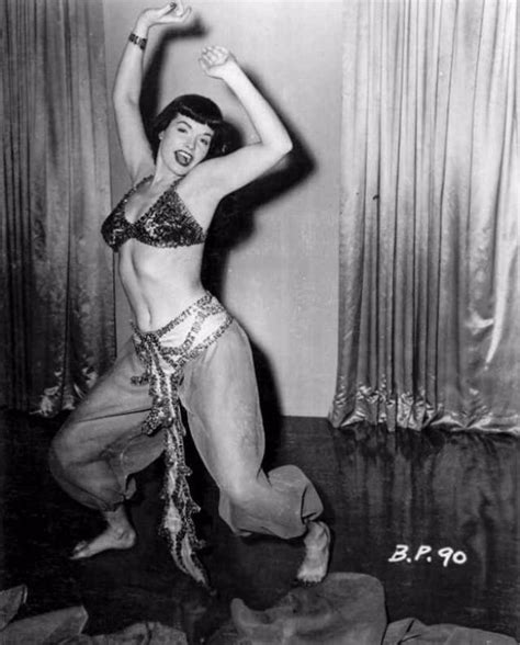 vintage pictures of bettie page as a belly dancer in the 1950s ~ vintage everyday