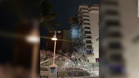 Surfside Florida Building Collapse Huge Rescue Effort Underway To