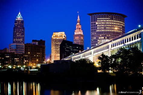 Cleveland Skyline Wallpaper Wallpapersafari
