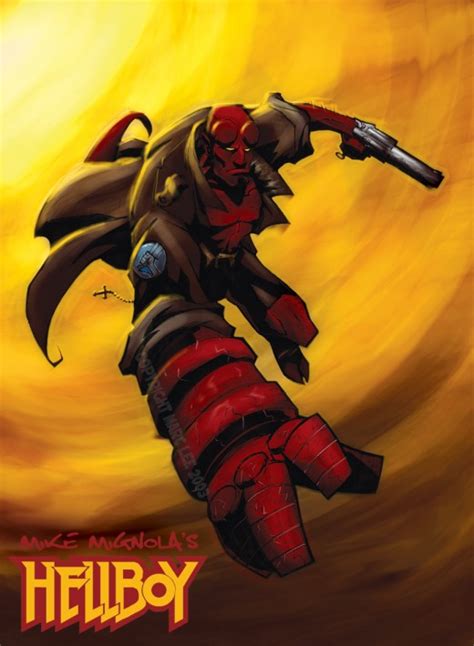 25 Coolest Hellboy Illustration Artworks Graphicsbeam