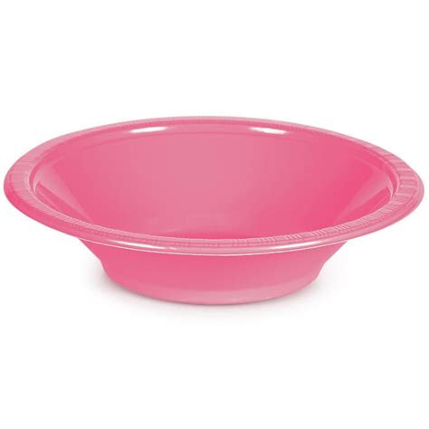 Creative Converting Candy Pink 12 Oz Plastic Bowls 20 Ct