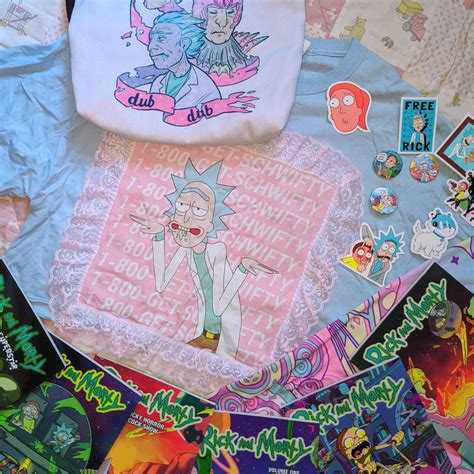 🌛 Pastel Rick And Morty Merchandise Set 🌜 Around Depop