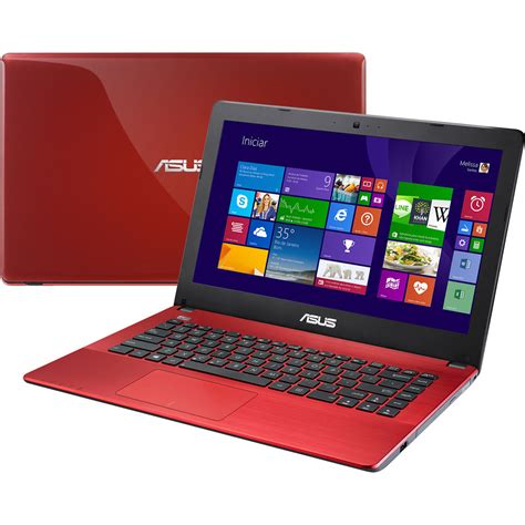 Notebook Asus Vermelho Intel Core I3 4gb 500gb Tela Led 14 Windows 8