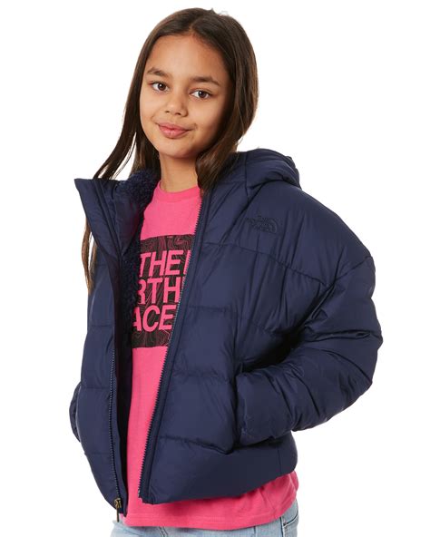 The North Face Youth Girls Moondoggy Down Jacket Montague Blue