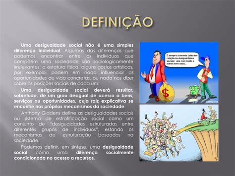 PPT DESIGUALDADES SOCIAIS PowerPoint Presentation Free Download ID