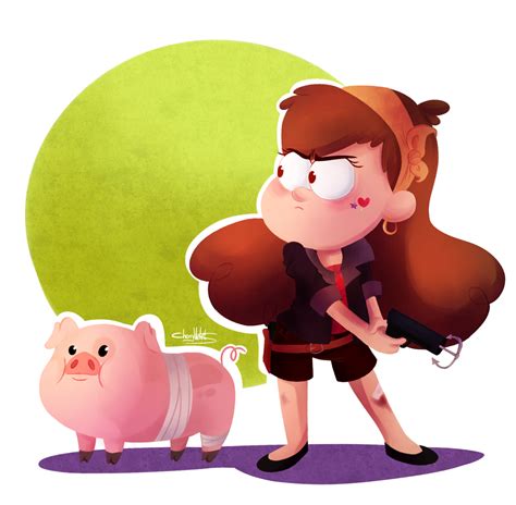 Mabel Shell Protect Magical Creatures With Grappling Hook Of Course