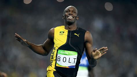 Regarded as the fastest human being ever timed, he is the first man to hold both the 100 metres and. Usain Bolt wins Olympics 100m final at Rio 2016 - ITV News