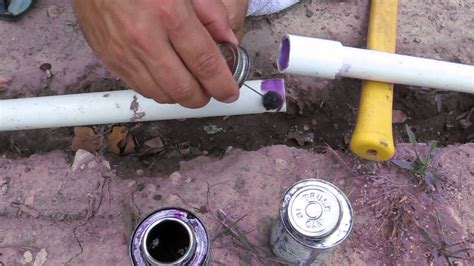 How To Use A Coupler Pvc Irrigation Or Repair A Broken Piece Of Pipe