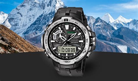 The bar value indicates the number of atmospheres to which water resistance is ensured. Recensione Casio Pro Trek 6000 | Orologi da Uomo