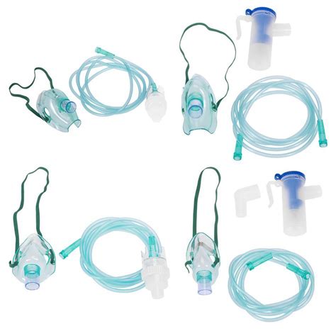 Medical Grade Pvc Sterile Disposable Adult Nebulizer Oxygen Mask Kit China Disposable Adult