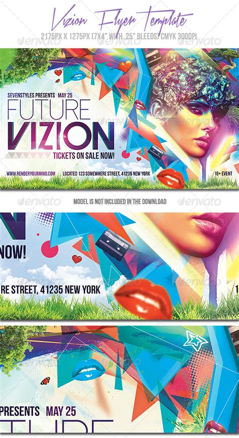 Vizion Flyer Template By Sevenstyles Graphicriver