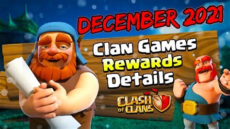 Clan Games Rewards In December 2021 In Clash Of Clans Upcoming 22 28