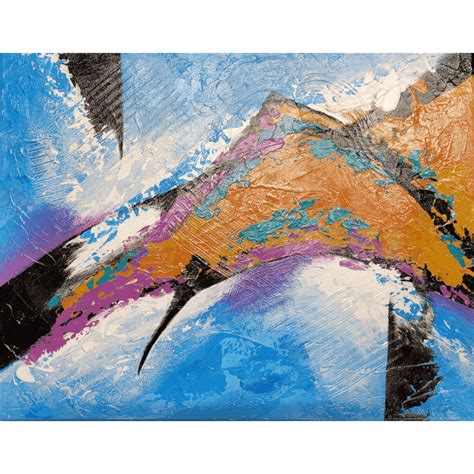 Orca Original Acrylic Abstract Painting Luzandre