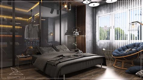 Industrial Bedroom Interior Designio