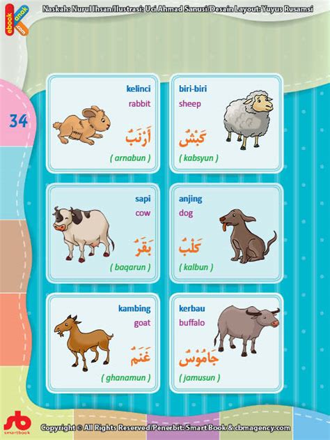 Tahun ini yayasan kampung bahasa arab & al qur'an bisa kembali akan membantu anda dalam menyalurkan hewan qurban kepada… Kamus Bergambar Anak Muslim: Nama-Nama Hewan Peliharaan ...