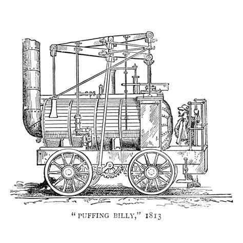 Locomotive Puffing Billy Nthe Puffing Billy Steam Locomotive Built By