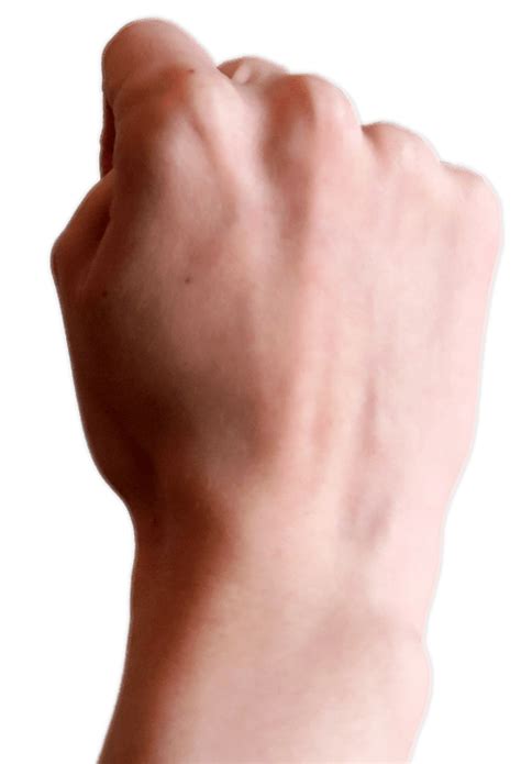 Download Clenched Fist Upward Transparent Png Stickpng