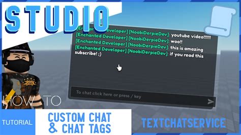 Roblox Studio How To Make A Custom Chat Chat Tags Using