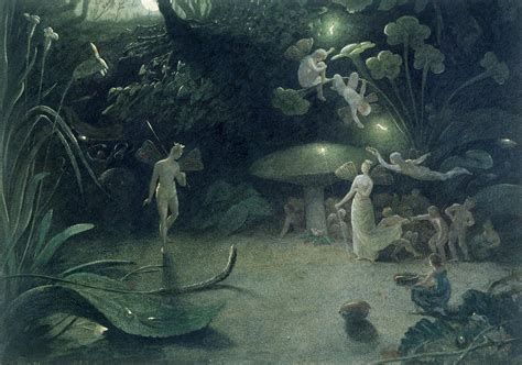 Scene From A Midsummer Nights Dream Painting By Francis Danby