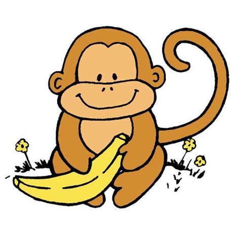 Monkey Eating Banana Clipart Best