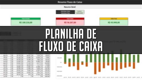 Planilha de Fluxo de Caixa Diário no Excel Download Gratuito YouTube