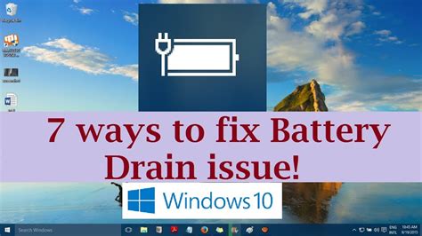 Battery Draining Too Fast In Windows 11 And 10 7 Ways To Fix It Youtube