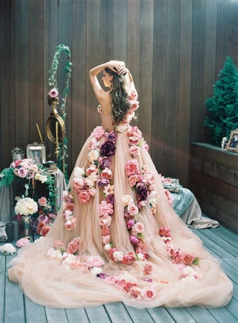 30 floral wedding dresses you can shop now deer pearl flowers